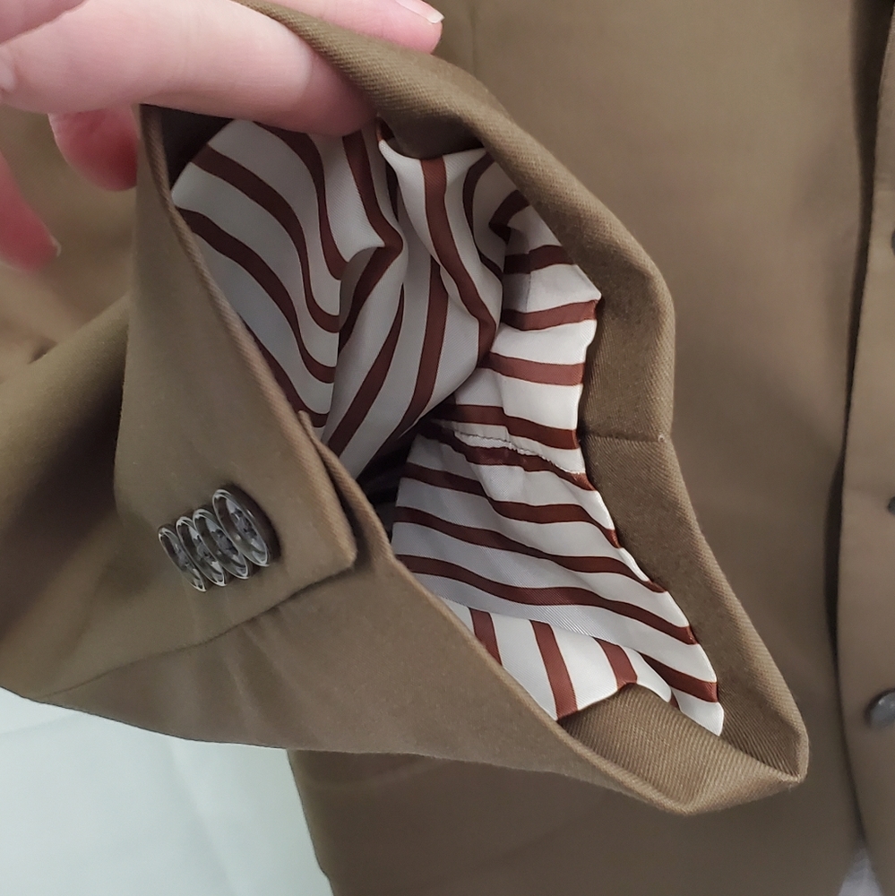 MICHAEL MICHAEL KORS Light Brown Wool Three Button Sports Coat 42 - Picture 12 of 16